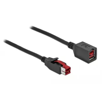 Actieve USB-verlengkabel DeLOCK 85988 24 V 4 m zwart