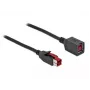 Actieve USB-verlengkabel DeLOCK 85988 24 V 4 m zwart