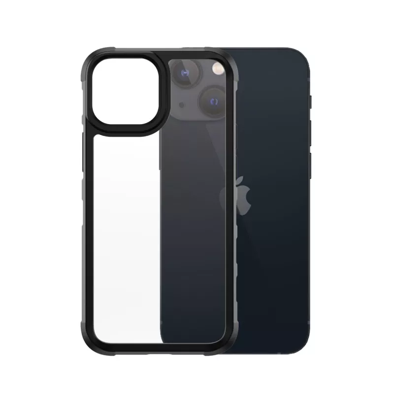 Cover PanzerGlass SilverBullet ClearCase iPhone 13 Mini zwart