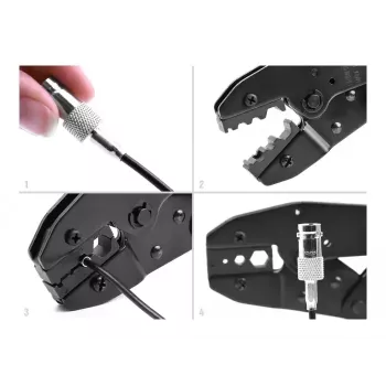 Delock 90533 Ratchet V krimpinzetstuk voor krimptangen 90295/90296/90527/90528