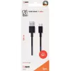 USB-kabel 2GO 795731 1m USB-B USB-C USB 3.2 Gen 1 zwart