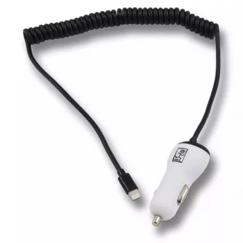 Mobiele oplader 2GO 795631 auto sigarettenaansteker 12/24V 5V wit