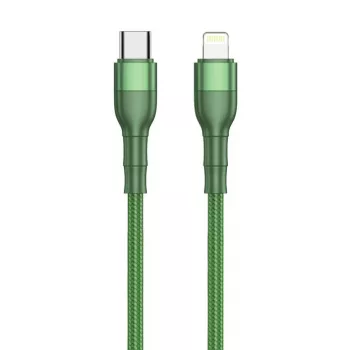 Lightning-kabel 2GO 797312 1 m groen USB-C-stekker