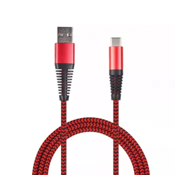 USB-kabel 2GO 795947 USB 3.2 Gen 1 1m USB-B USB-C rood
