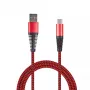 USB-kabel 2GO 795947 USB 3.2 Gen 1 1m USB-B USB-C rood