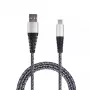 USB-kabel 2GO 795953 USB 3.2 Gen 1 1m USB-B USB-C zilver