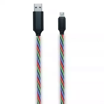 USB-kabel 2GO 797145 1 m USB-B Micro-USB-B meerkleurig