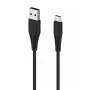 USB-kabel 2GO 797281 1m USB-B USB-C zwart