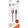 USB-kabel 2GO 795812 USB 3.2 Gen 1 1m USB-B USB-C grijs