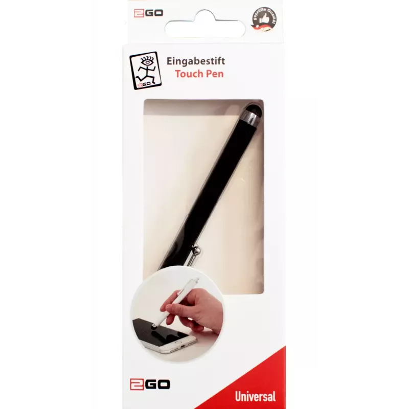 Stylus Pen 2GO 795071 zwart universele compatibiliteit