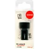 Mobiele oplader 2GO 795784 universeel zwart sigarettenaansteker auto 12/24V 2 USB-aansluitingen