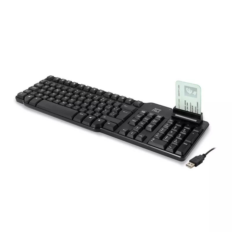 ACT bedrade toetsenbord met smartcardlezer (Azerty/BE-indeling)