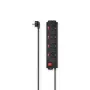 Hama 00223122 stekkerdoos 4 AC-stopcontacten binnen zwart