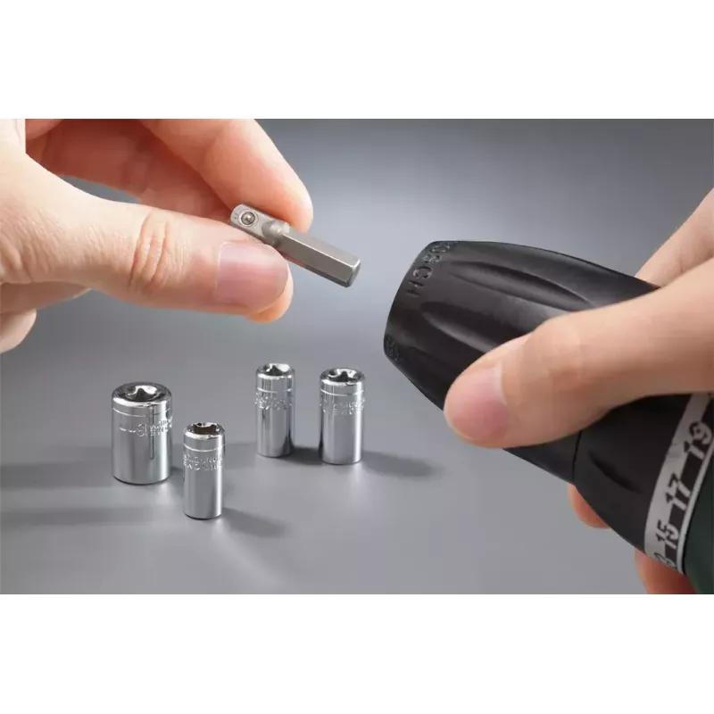 kwb 105000 Dopsleutelset met 1/4" adapter, 7/8/10/13 mm, 5 st.