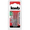 kwb INDUSTRIAL STEEL BITS 50 MM TORX T15 3 stuks