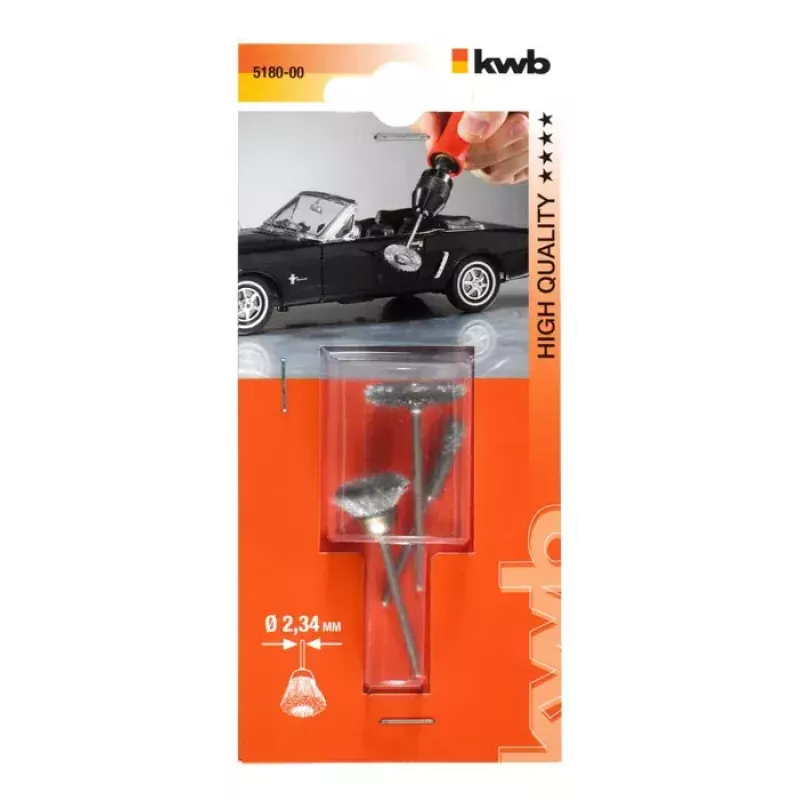 multifunctioneel gereedschap accessoire KWB 518000 zwart 5 mm tot 2,2 cm