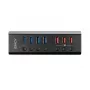 Lindy 4 poorts USB 3.0 hub met 3 Quick Charge 3.0 aansluitingen
