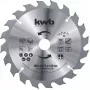 cirkelzaagblad KWB 584359 16 cm voor laminaat MDF kunststof
