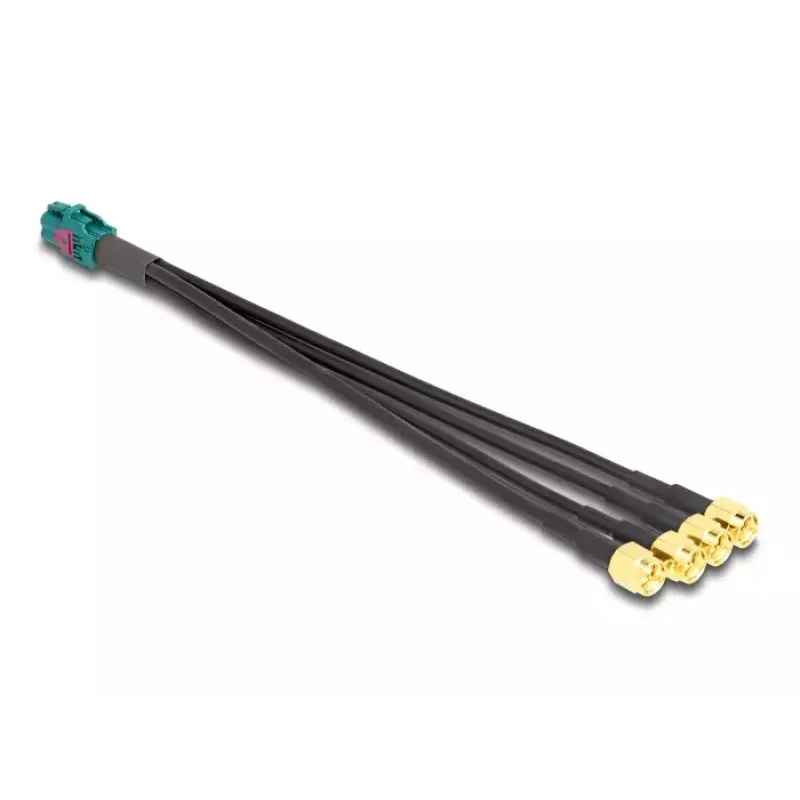 DeLOCK 90126 coaxkabel Mini FAKRA Z quad-bus naar 4 x SMA-stekker