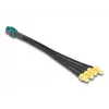 DeLOCK 90143 coaxkabel 0,2 m Mini FAKRA Z 4 x SMA zwart