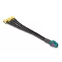 DeLOCK 90143 coaxkabel 0,2 m Mini FAKRA Z 4 x SMA zwart