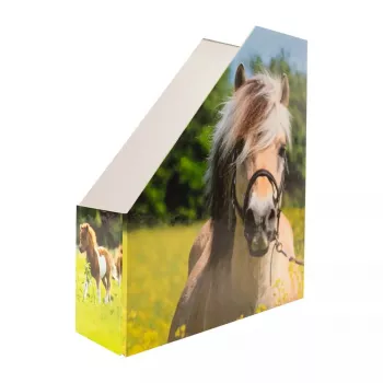 Tijdschriftenhouder Herma A4 Pferdewiese elegant paardenkoppel-design