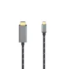 Hama 00200509 HDMI-kabel 1,5 m HDMI type A (standaard) USB Type-C zwart