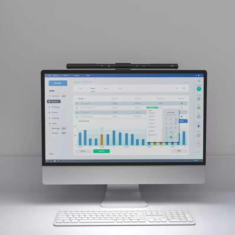Monitor LED-lichtbalk ACT AC8055 — dimbare, USB-gevoede beeldschermlamp