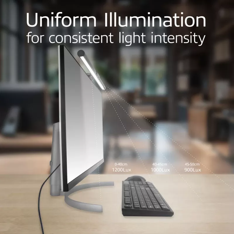 Monitor LED-lichtbalk ACT AC8055 — dimbare, USB-gevoede beeldschermlamp