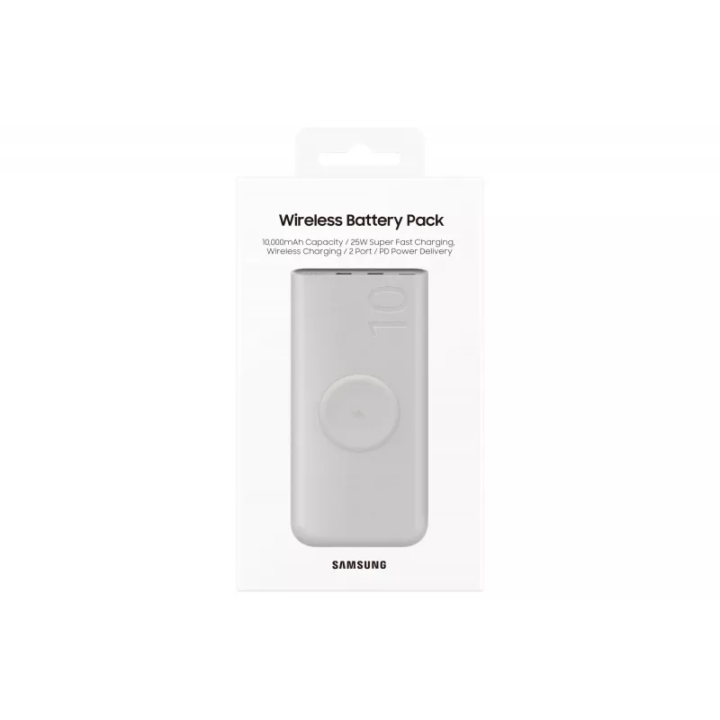 Draagbare draadloze powerbank Samsung EB-U2510XUEGWW 10000 mAh met draadloos laden