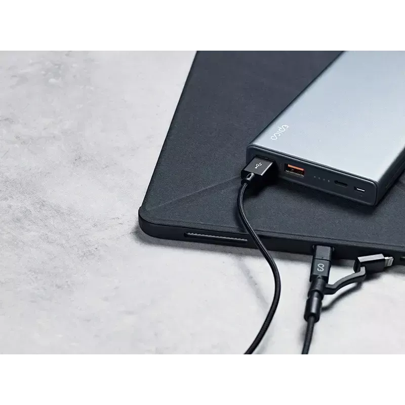 USB-A naar USB-C-/Micro-USB-B-/Lightning-3-in-1-kabel 1,2 m Epico