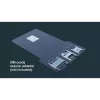 Manhattan USB-C contact-chipkaartlezer met MicroSD-slot, USB Type-C stekker naar contactlezer-interface en microSDXC, ondersteunt Windows, macOS en Linux, leest SIM-kaarten met adapter, kabel 1 m, zwart, drie jaar garantie