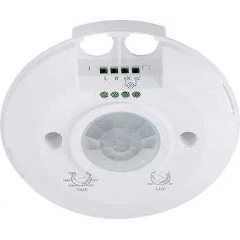 Renkforce 1488533 PIR-bewegingsmelder voor plafond, 360 graden, relais, wit, IP20
