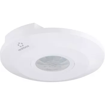 Renkforce 1488533 PIR-bewegingsmelder voor plafond, 360 graden, relais, wit, IP20