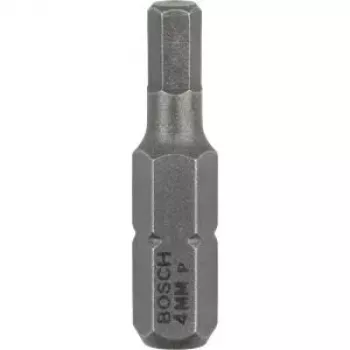 Bosch 2607001724 Zeskantbit 4 mm, extra hard, C 6,3, 3 st.