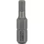 Bosch 2607001724 Zeskantbit 4 mm, extra hard, C 6,3, 3 st.