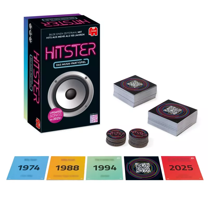 Jumbo Hitster (Duitse editie), kaartspel, feest, 16 jaar, 30 min, 30 min