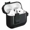 Hoesje voor AirPods 4 LAUT ZENTRY — polycarbonaat + TPU, zwart