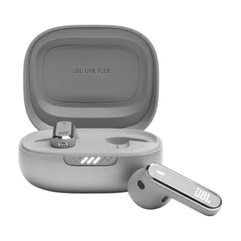 JBL LIVE FLEX headset draadloos in-ear gesprekken/muziek Bluetooth zilver