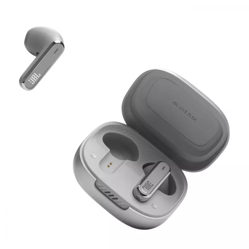 JBL LIVE FLEX headset draadloos in-ear gesprekken/muziek Bluetooth zilver