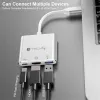 Techly IADAP USB31-HDMIPTY laptopdock/poortreplicator bedraad USB 3.2 Gen 1 (3.1 Gen 1) Type-C zilver