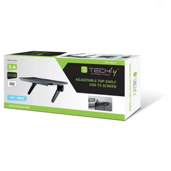 Techly ICA-DRS 902 AV-apparatuurrack zwart kunststof