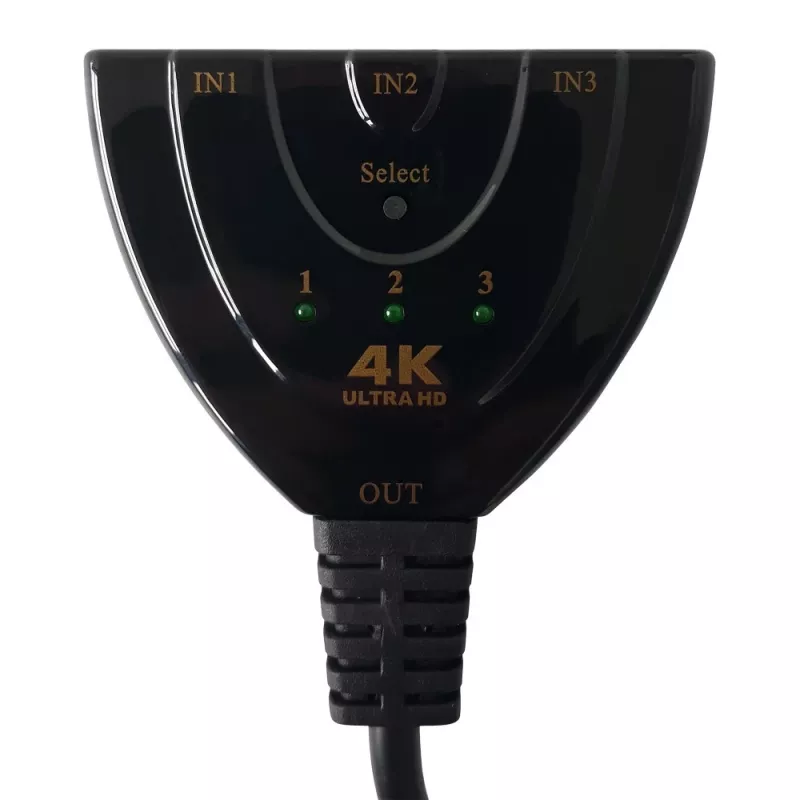 Techly IDATA HDMI-3F30 videoschakelaar