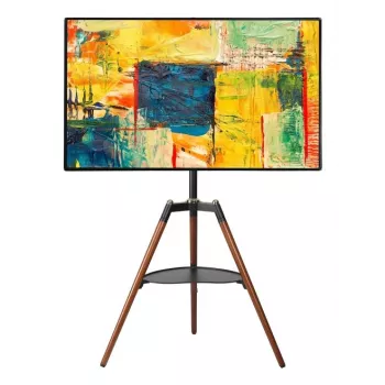 Techly ICA-TR58 tv-standaard/voet 165,1 cm (65 inch) zwart, hout