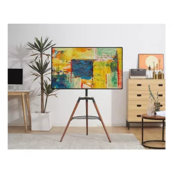 Techly ICA-TR58 tv-standaard/voet 165,1 cm (65 inch) zwart, hout