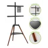Techly ICA-TR58 tv-standaard/voet 165,1 cm (65 inch) zwart, hout