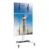 Techly vloerstandaard voor 3 lcd/led-tv's 32-55 inch voor videowand