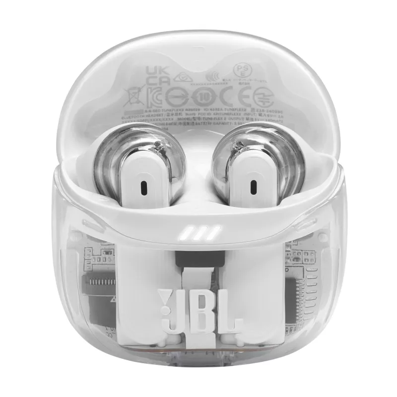 Headset JBL Tune Flex 2 Ghost Edition — True Wireless (TWS) in-ear, Bluetooth, 20–20000 Hz, wit