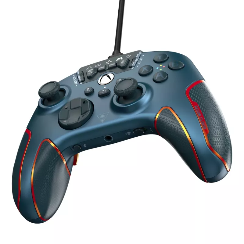 Turtle Beach Recon Cloud blauw, oranje Bluetooth/USB gamepad analoog / digitaal Android, PC, Xbox, Xbox One, Xbox Series S, Xbox Series X