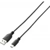 Renkforce RF-4080792 USB 2.0 datakabel, USB-A naar Mini-USB-B, 1 m, zwart